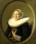 Frans Hals - Portrait of a Woman (Marie Larp)